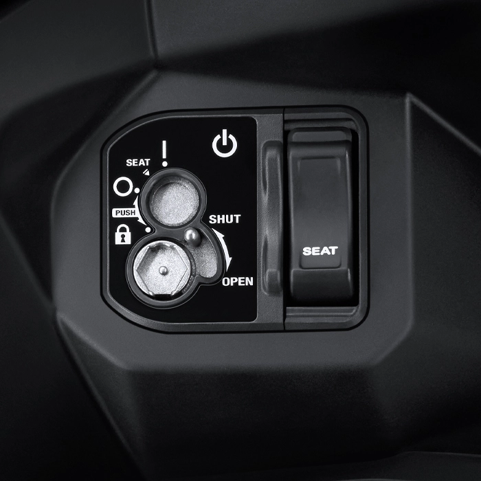 Sistem keamanan Anti Theft Alarm, untuk memberikan keamanan tambahan saat memarkirkan sepeda motor