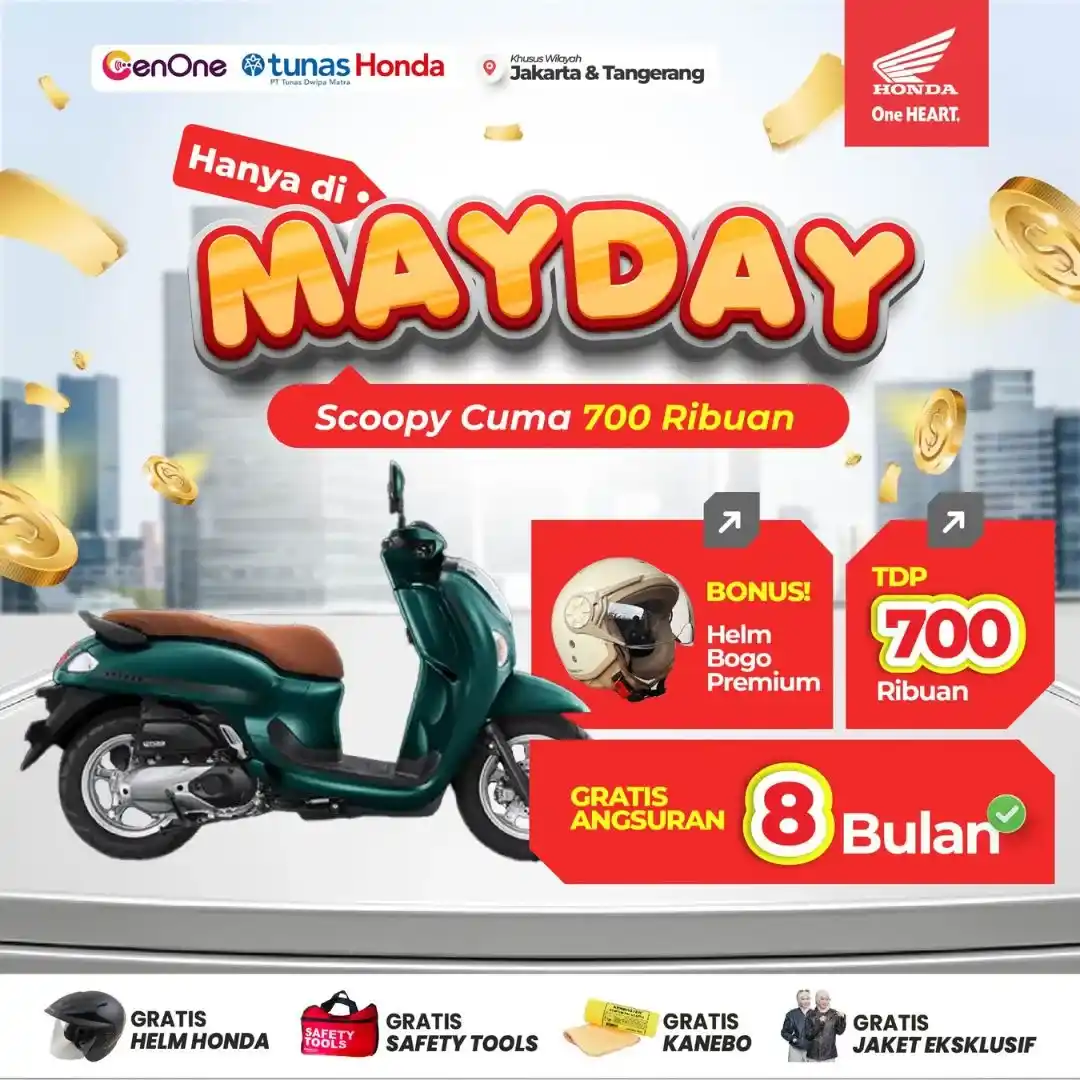 PROMO HONDA SCOOPY - MEI