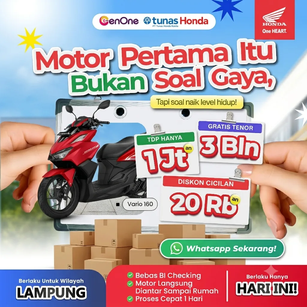 PROMO HONDA VARIO 160 LAMPUNG - Juni