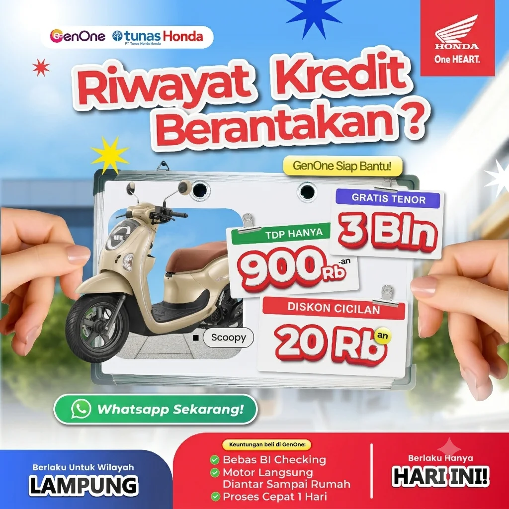 PROMO HONDA SCOOPY LAMPUNG - Juni