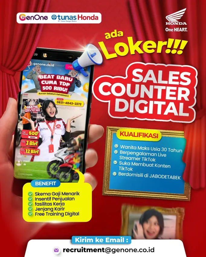 Lowongan Kerja Digital Sales Counter